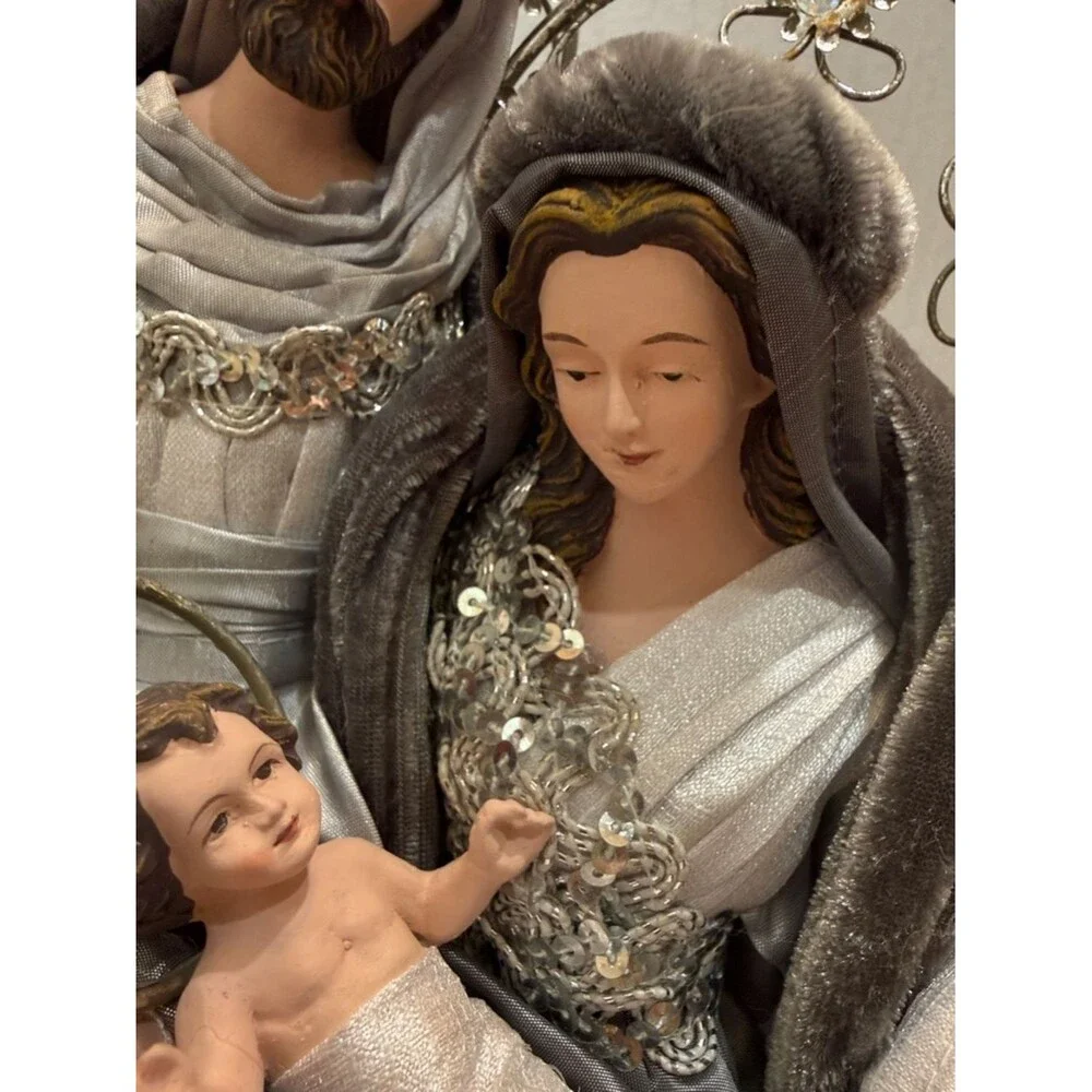 Vintage Holy Family Nativity Mary Joseph Baby Jesus